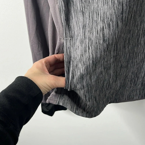 Adidas Baseline Quarter Zip Gray Athletic Pullover - Picture 7 of 11